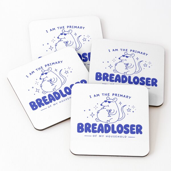 Item preview, Breadloser Of My Household Meme Rat Sarcastic Broke Humor designed and sold by FreshVibe Prints.