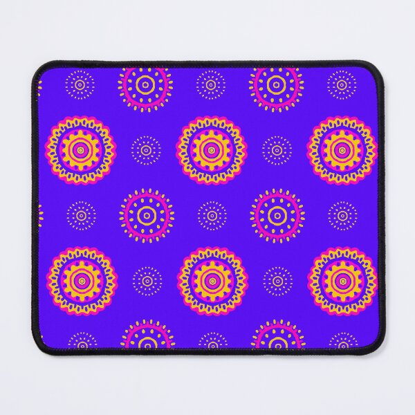 Item preview, bold boho  purple summer garden mandala designed and sold by findlost.
