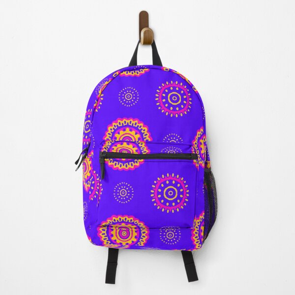 Item preview, bold boho  purple summer garden mandala designed and sold by findlost.