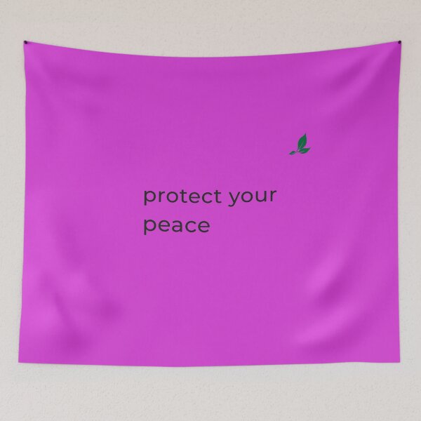 Item preview, Protect Your Peace Aesthetic Quote  designed and sold by TsheeStudio.