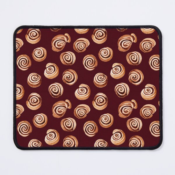 Item preview, Watercolor Cinnamon Roll Sweet Pastry Pattern designed and sold by NicolasGlowArt.