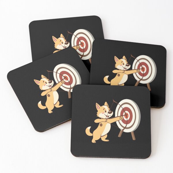 Item preview, Funny Archery Dog Corgi Bullseye Target Graphic designed and sold by artlife4.