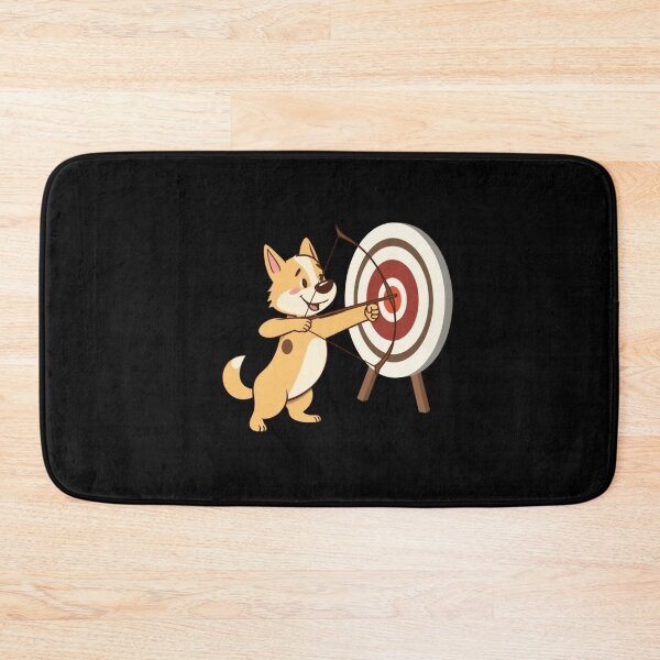 Item preview, Funny Archery Dog Corgi Bullseye Target Graphic designed and sold by artlife4.