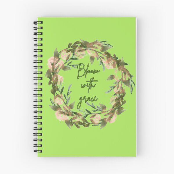 Item preview, Bloom With Grace Floral Wreath Aesthetic Design designed and sold by CreativePallavi.