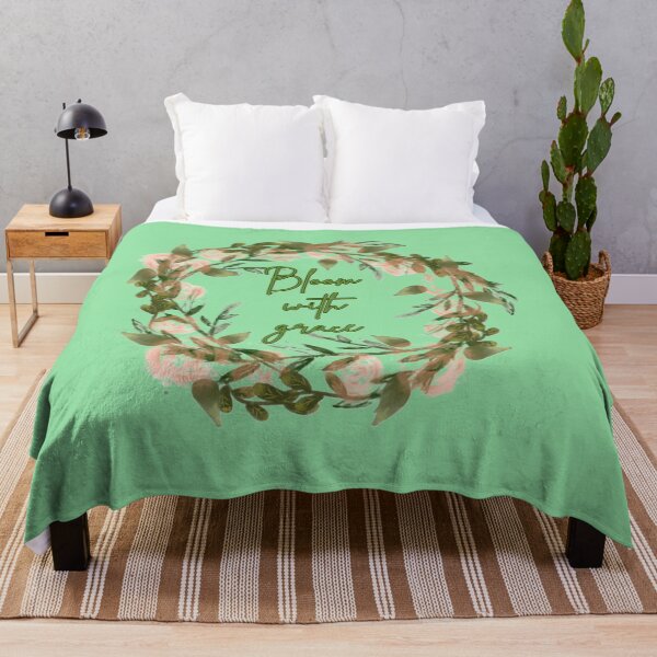 Item preview, Bloom With Grace Floral Wreath Aesthetic Design designed and sold by CreativePallavi.