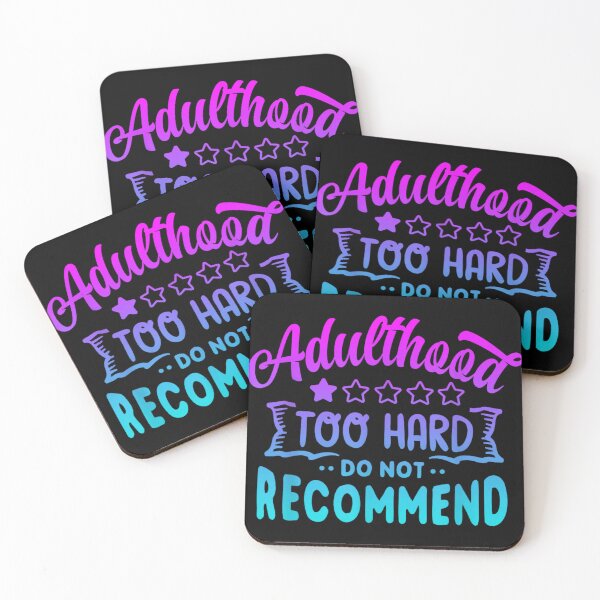 Item preview, Funny Adulthood One Star Rating Too Hard Do Not Recommend Review designed and sold by EricCotanori.