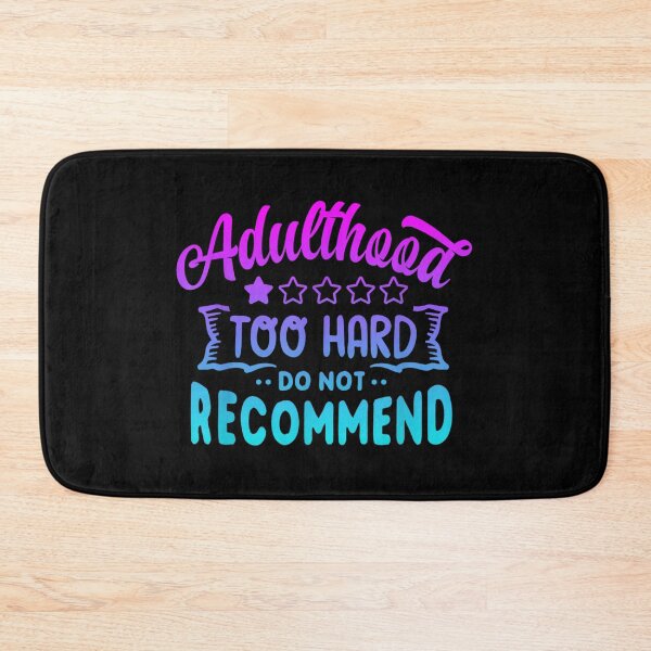 Item preview, Funny Adulthood One Star Rating Too Hard Do Not Recommend Review designed and sold by EricCotanori.