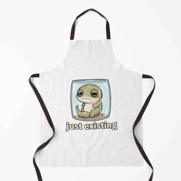 Item preview, Just Existing Gecko Relatable Mood Design designed and sold by TiredSociety.