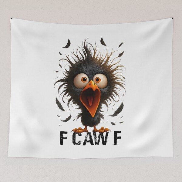 Item preview, F-Caw-F Black Crow Black Bird designed and sold by podphanvu.
