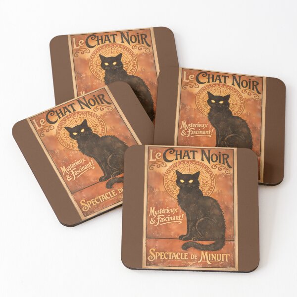 Item preview, Le Chat Noir Vintage Poster designed and sold by cuprum.