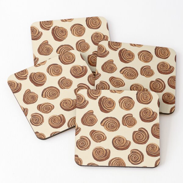 Item preview, Cinnamon Roll Pastry Swirl Pattern Design designed and sold by NicolasGlowArt.