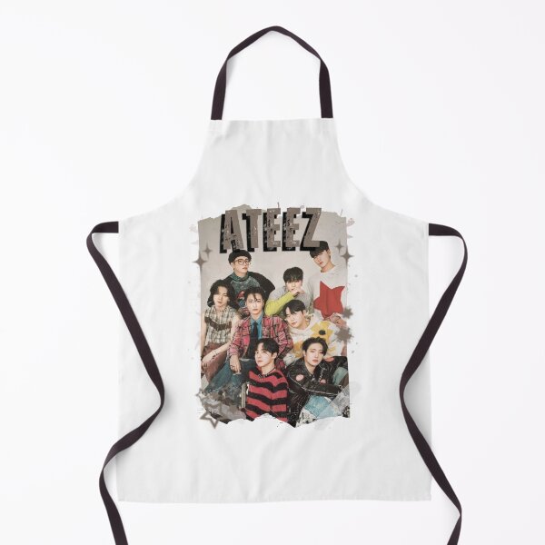 Item preview, Ateez Kpop Boy Group Korean Pop Collage Design designed and sold by AJUNICE STUDIO.
