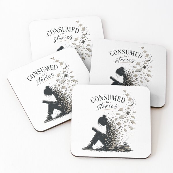 Item preview, Consumed by Stories – Dark Reader Aesthetic Design designed and sold by ColorNest Designs.