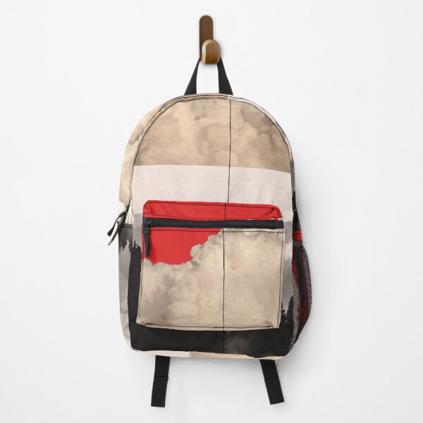 Item preview, Red Reflection - Surreal Mountains and Clouds Composition designed and sold by Underdott.