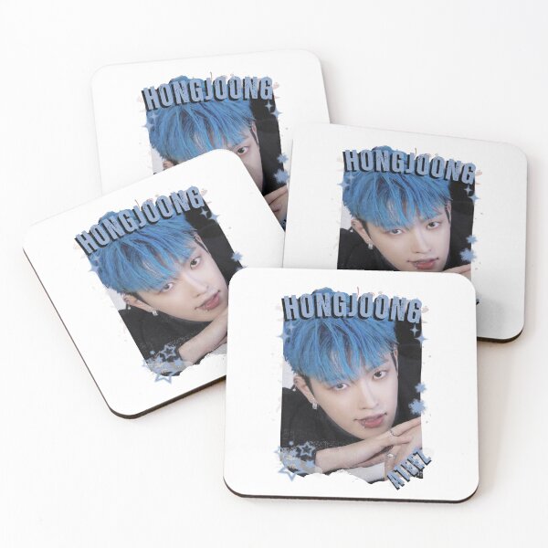 Item preview, Ateez Hongjoong Kpop Boy Group Korean Pop Collage Design designed and sold by AJUNICE STUDIO.