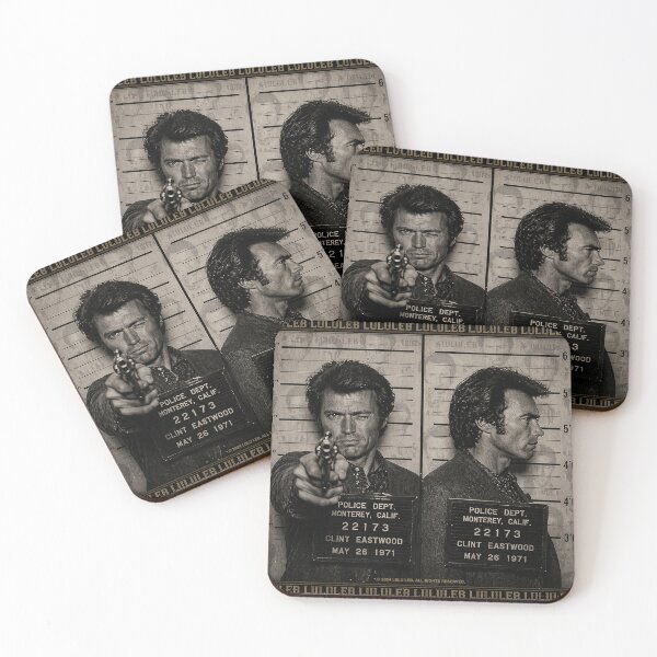 Item preview, Dirty Harry Mugshot – Western Parody Poster (Vintage Outlaw Style) designed and sold by LuluLeb.