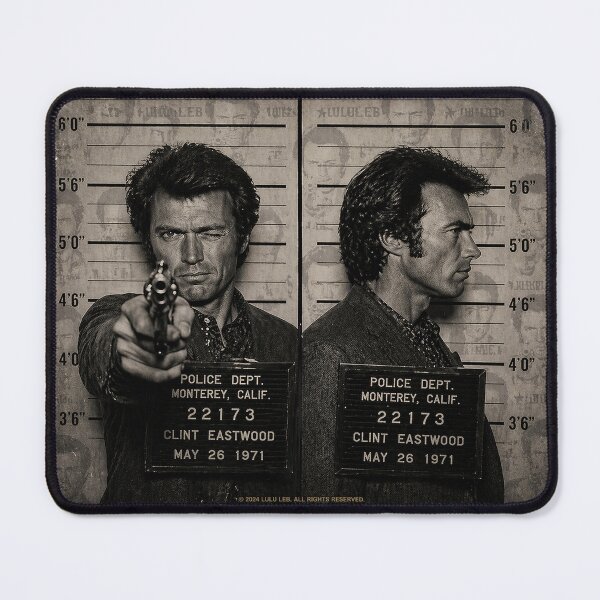 Item preview, Dirty Harry Mugshot – Western Parody Poster (Vintage Outlaw Style) designed and sold by LuluLeb.