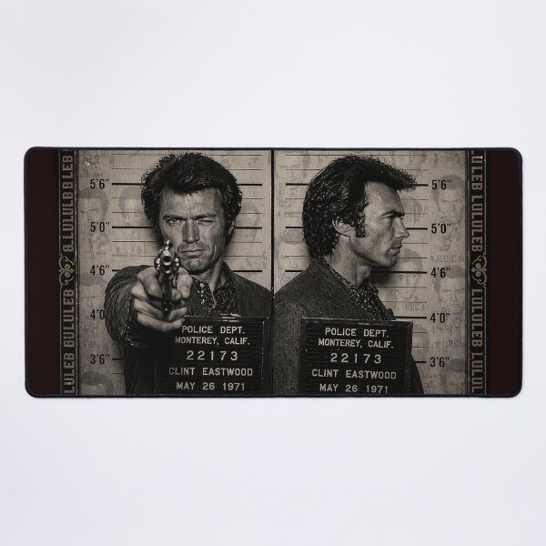 Item preview, Dirty Harry Mugshot – Western Parody Poster (Vintage Outlaw Style) designed and sold by LuluLeb.