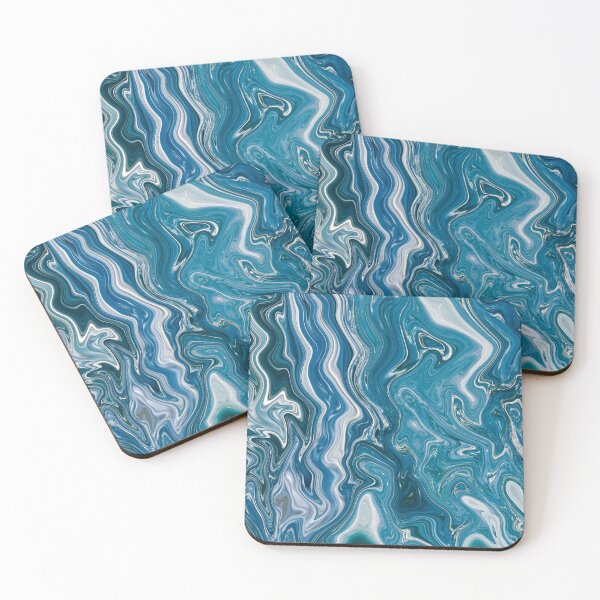 Item preview, Ocean Texture Abstract Blue Marble designed and sold by KelseyNY.