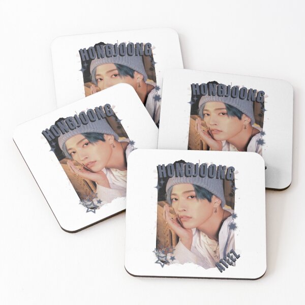 Item preview, Ateez Hongjoong Kpop Boy Group Korean Pop Collage Design designed and sold by AJUNICE STUDIO.