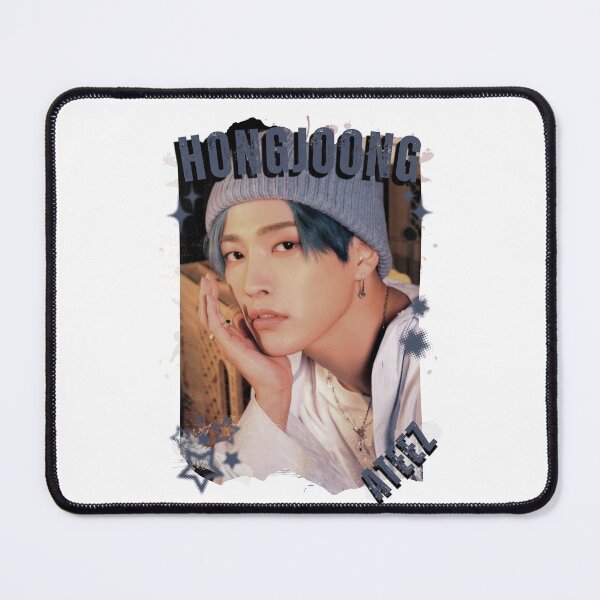 Item preview, Ateez Hongjoong Kpop Boy Group Korean Pop Collage Design designed and sold by AJUNICE STUDIO.