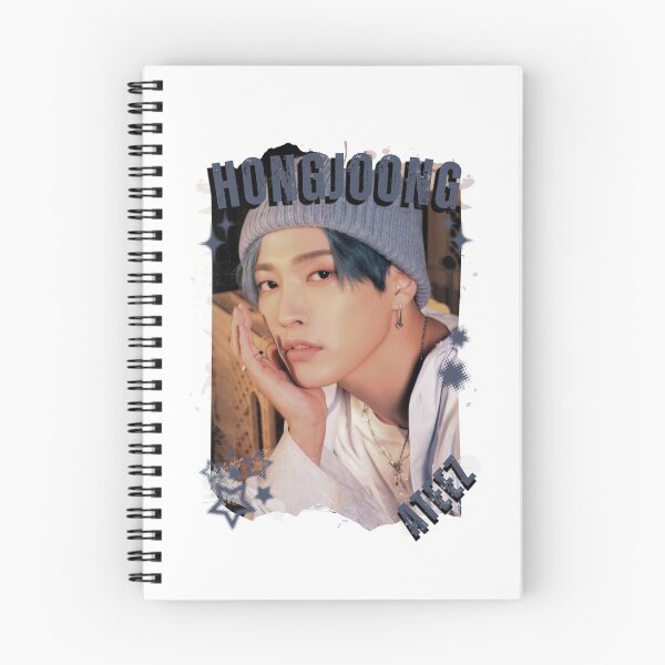 Item preview, Ateez Hongjoong Kpop Boy Group Korean Pop Collage Design designed and sold by AJUNICE STUDIO.
