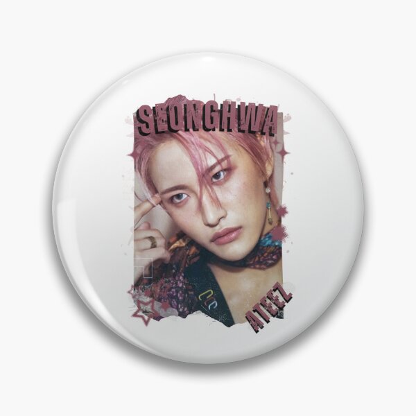 Item preview, Ateez Seonghwa Kpop Boy Group Korean Pop Collage Design designed and sold by AJUNICE STUDIO.