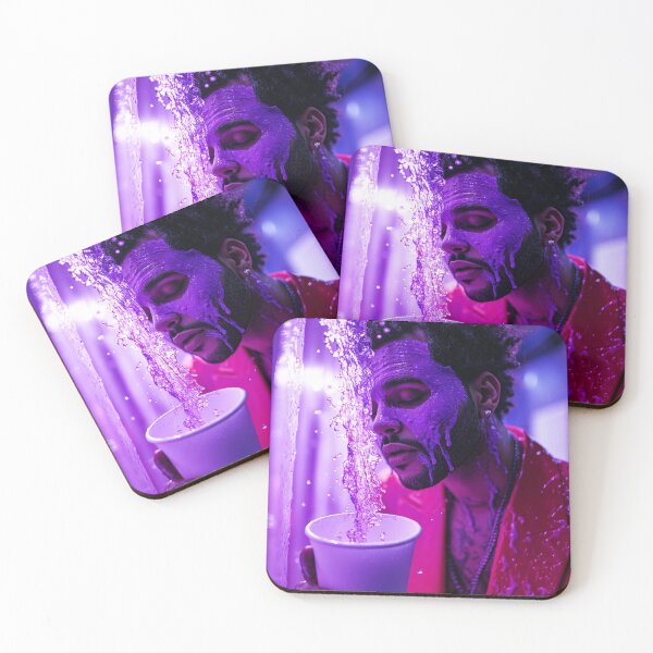 Item preview, The Weeknd Purple Splash Pop Art designed and sold by WockWave.