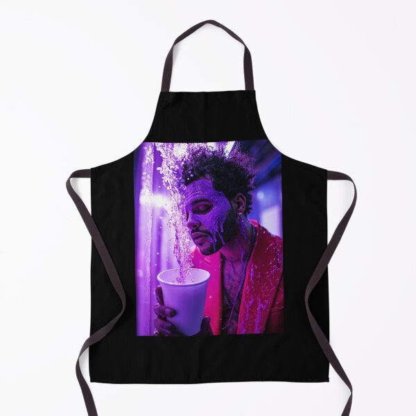 Item preview, The Weeknd Purple Splash Pop Art designed and sold by WockWave.