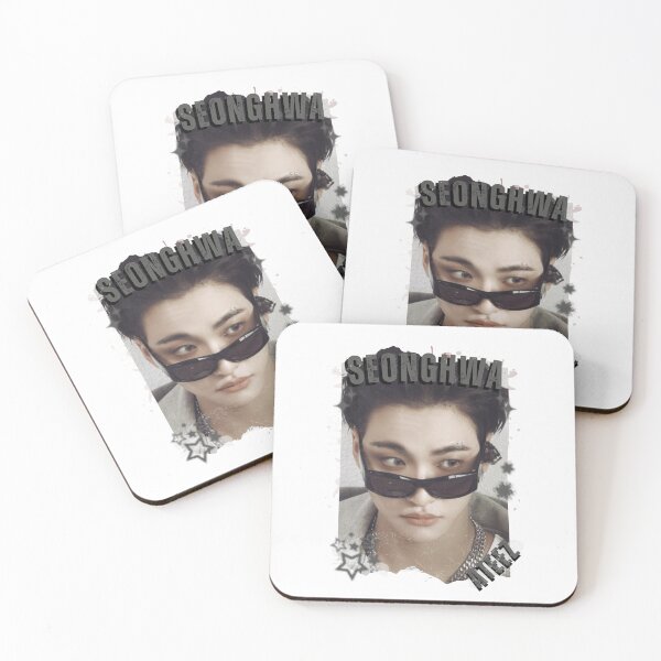 Item preview, Ateez Seonghwa Kpop Boy Group Korean Pop Collage Design designed and sold by AJUNICE STUDIO.
