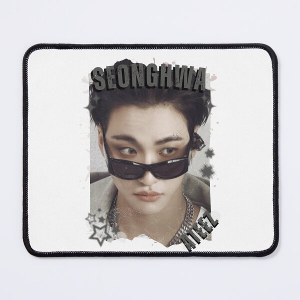Item preview, Ateez Seonghwa Kpop Boy Group Korean Pop Collage Design designed and sold by AJUNICE STUDIO.