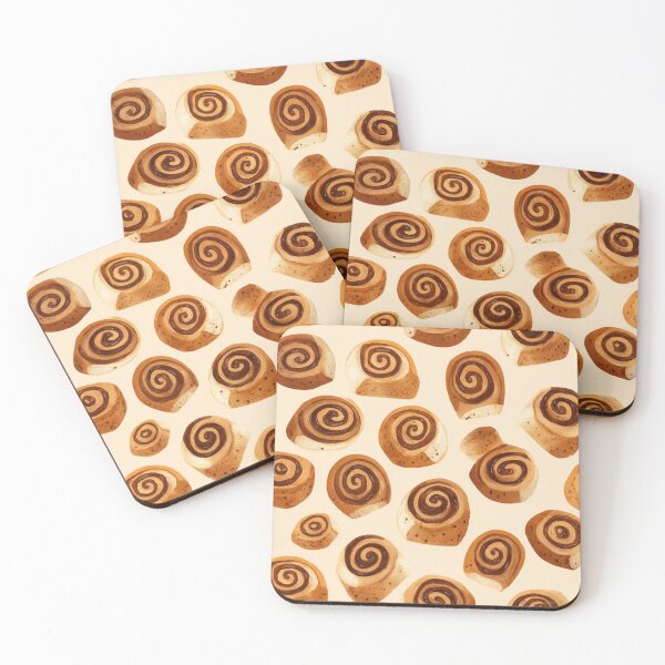 Item preview, Cinnamon Roll Pattern Sweet Pastry Baker designed and sold by NicolasGlowArt.