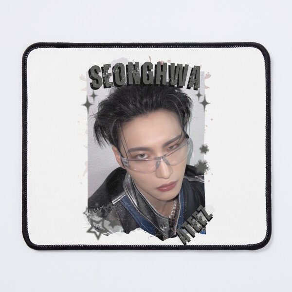 Item preview, Ateez Seonghwa Kpop Boy Group Korean Pop Collage Design designed and sold by AJUNICE STUDIO.