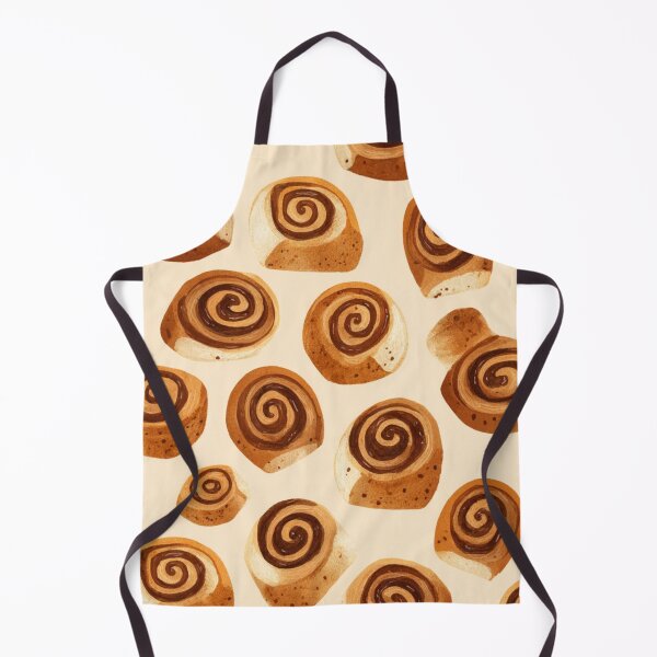 Item preview, Cinnamon Roll Pattern Sweet Pastry Baker designed and sold by NicolasGlowArt.