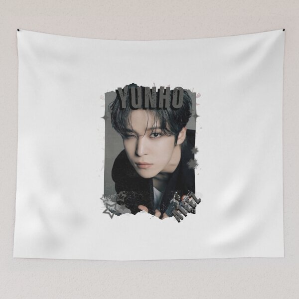 Item preview, Ateez Yunho Kpop Boy Group Korean Pop Collage Design designed and sold by AJUNICE STUDIO.