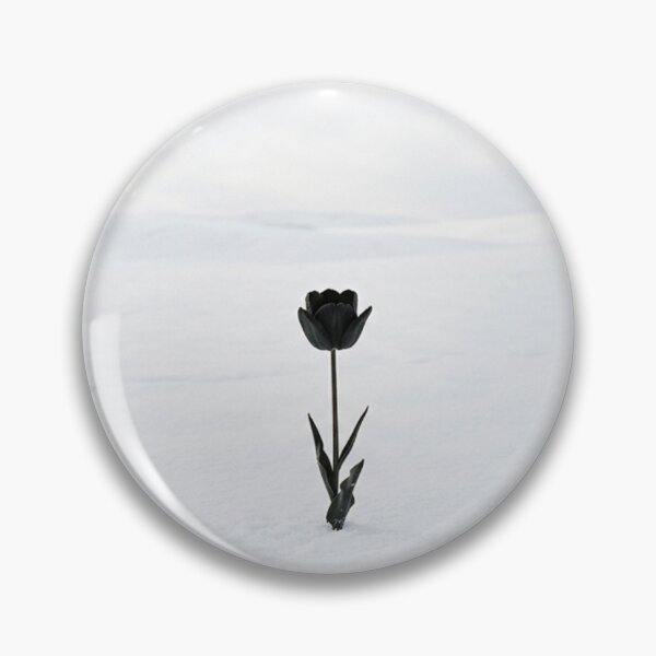 Item preview, White field with black flower designed and sold by Malisa345.