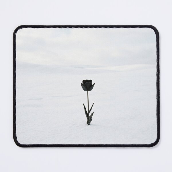 Item preview, White field with black flower designed and sold by Malisa345.