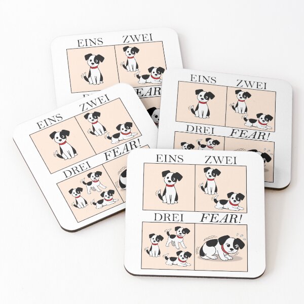 Item preview, Learning German with dogs: Eins, Zwei, Drei, FEAR designed and sold by Groenendijk.