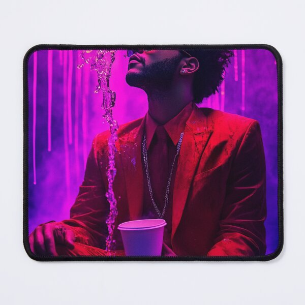 Item preview, The Weeknd Purple Chemical Splash Art designed and sold by WockWave.