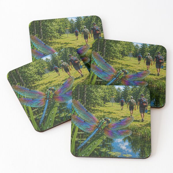Item preview, Dragonfly taking in disc golf from the Catfish Pond designed and sold by DiscLula.