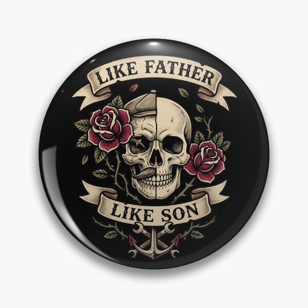 Item preview, Like Father Like Son Legacy Old School Tattoo Style Vintage designed and sold by Im-Ara.
