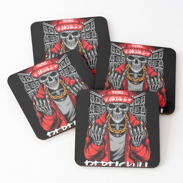Item preview, Rebel Skull Urban Streetwear - Edgy Skeleton Hip Hop Art designed and sold by dpk-padhiyar.