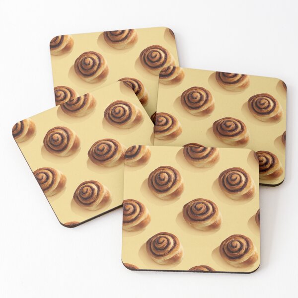 Item preview, Sweet Cinnamon Rolls Pattern Foodie Design designed and sold by NicolasGlowArt.