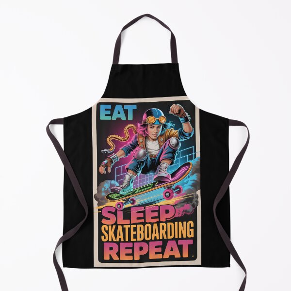 Item preview, EAT.SLEEP.SKATEBOARDING.REPEAT VINTAGE DESIGN designed and sold by limos.