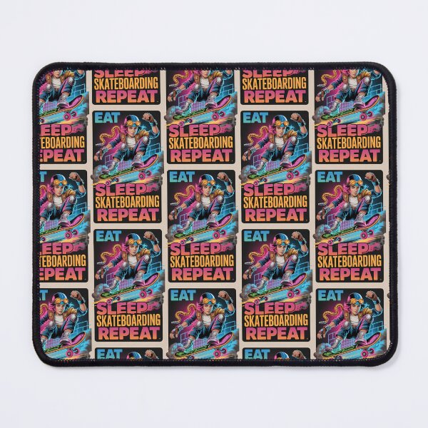 Item preview, EAT.SLEEP.SKATEBOARDING.REPEAT VINTAGE DESIGN designed and sold by limos.