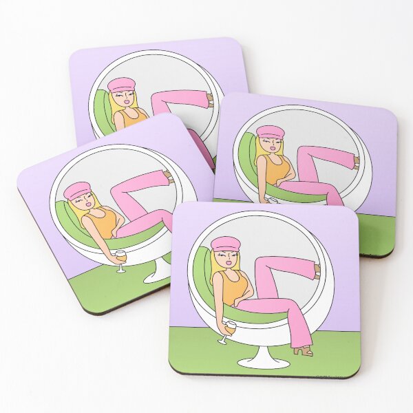 Aperçu de l'œuvre Illustration pin-up de chaise funky Y2K créée et vendue par brianarells.