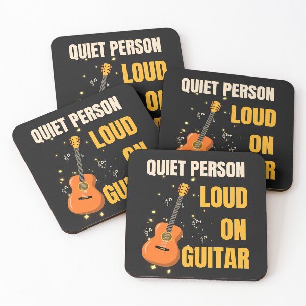 Item preview, Quiet Person Loud On Guitar Funny Introvert Music Design designed and sold by Joyful-Pixel.