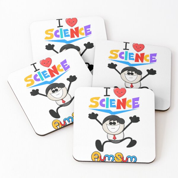 Item preview, I Love Science Funny Scientist Character STEM Education For Kids Art designed and sold by LakenDraphil.