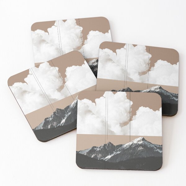 Item preview, Mocha – Surreal Mountains and Clouds designed and sold by Underdott.