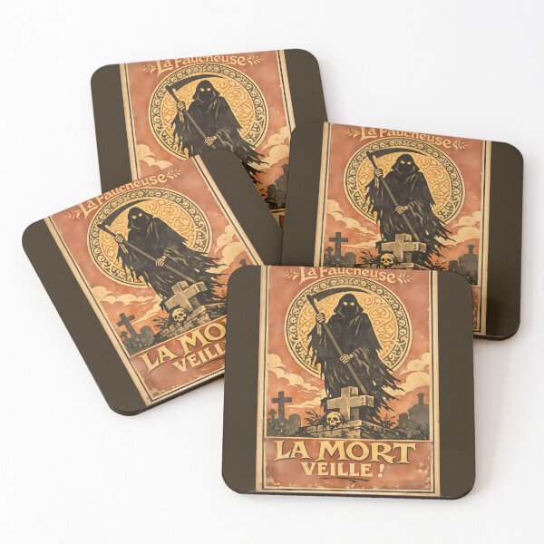 Item preview, Grim Reaper Cemetery Poster designed and sold by cuprum.